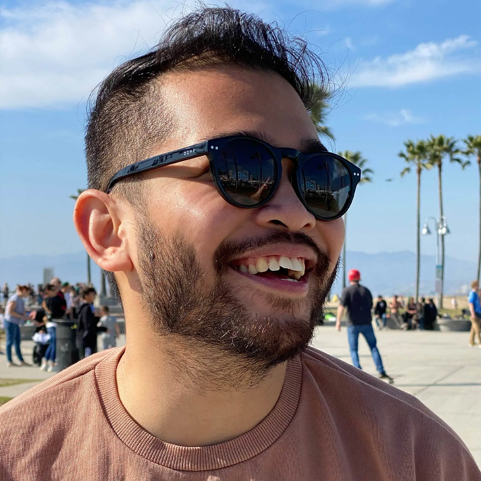CODY - MATTE BLACK   GREY POLARIZED SUNGLASSES