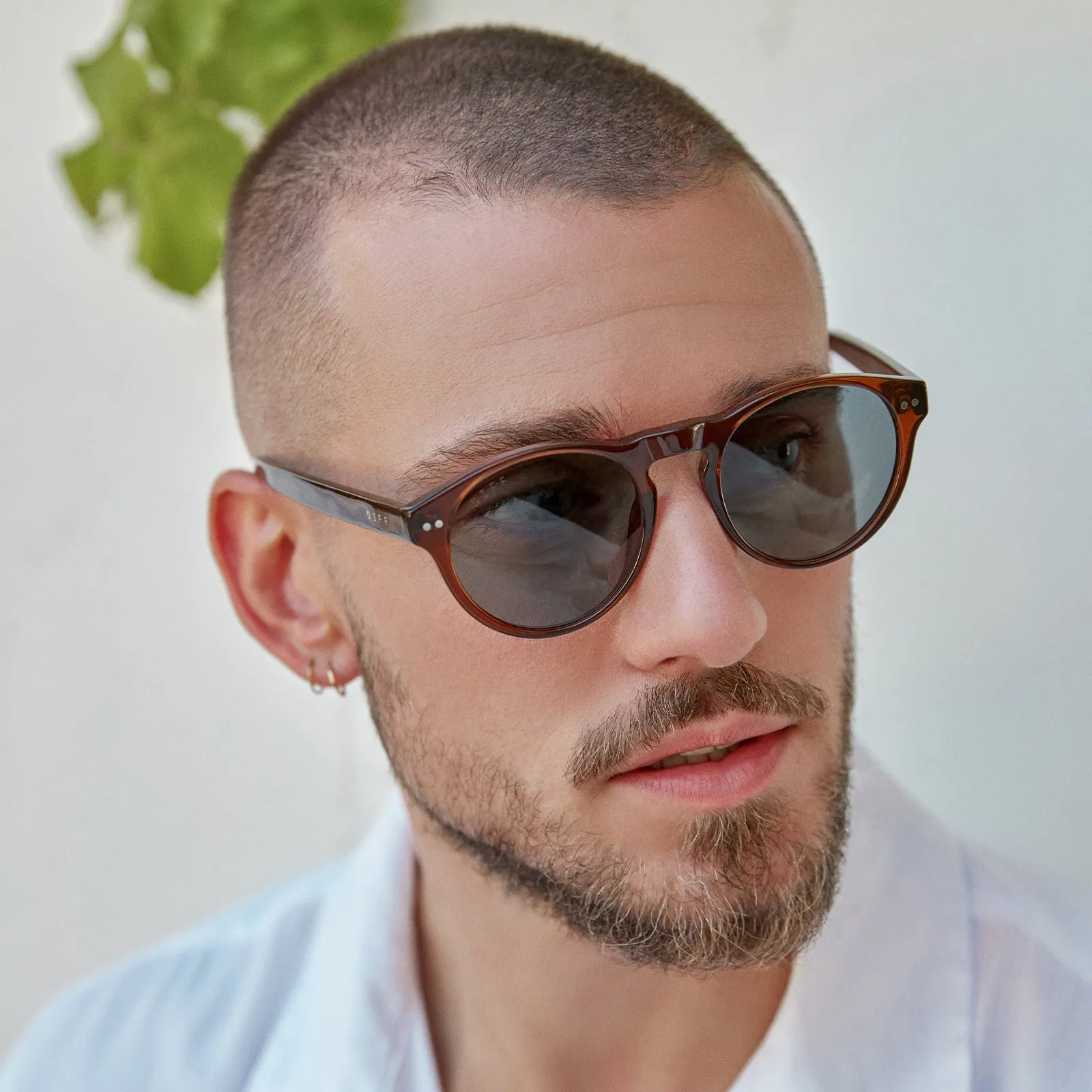CODY - WHISKEY   GREY POLARIZED SUNGLASSES