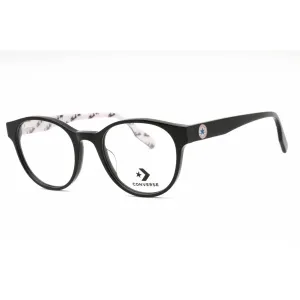 Converse Women's Eyeglasses - Black Plastic Round Shape Full Rim Frame | CV5002 001