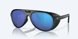 Costa Grand Catalina Matte Black Frame with Blue Mirror Lens 580G Polarized Sunglasses