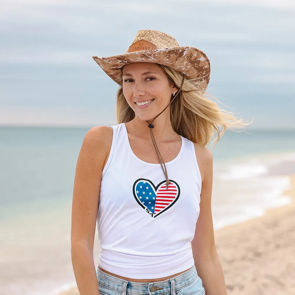 Cowboy Straw Hat | Desert Digi Camo