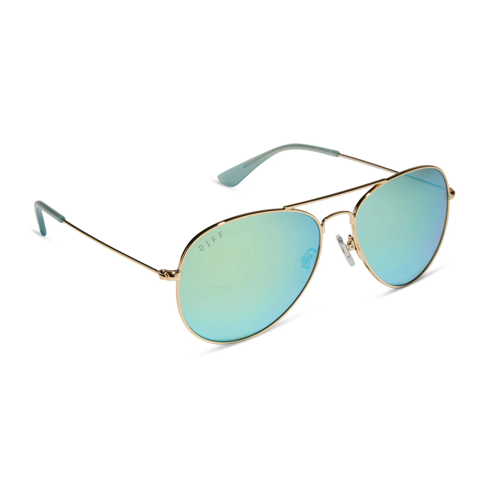 CRUZ - GOLD   AQUATIC AWE MIRROR SUNGLASSES