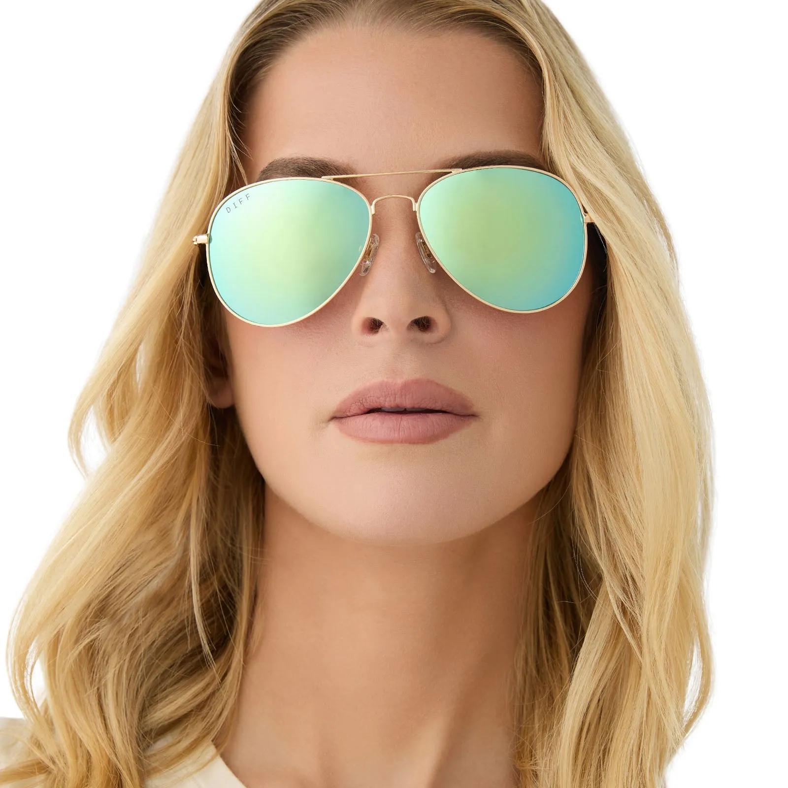 CRUZ - GOLD   AQUATIC AWE MIRROR SUNGLASSES