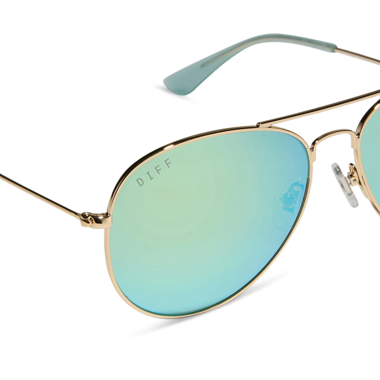 CRUZ - GOLD   AQUATIC AWE MIRROR SUNGLASSES
