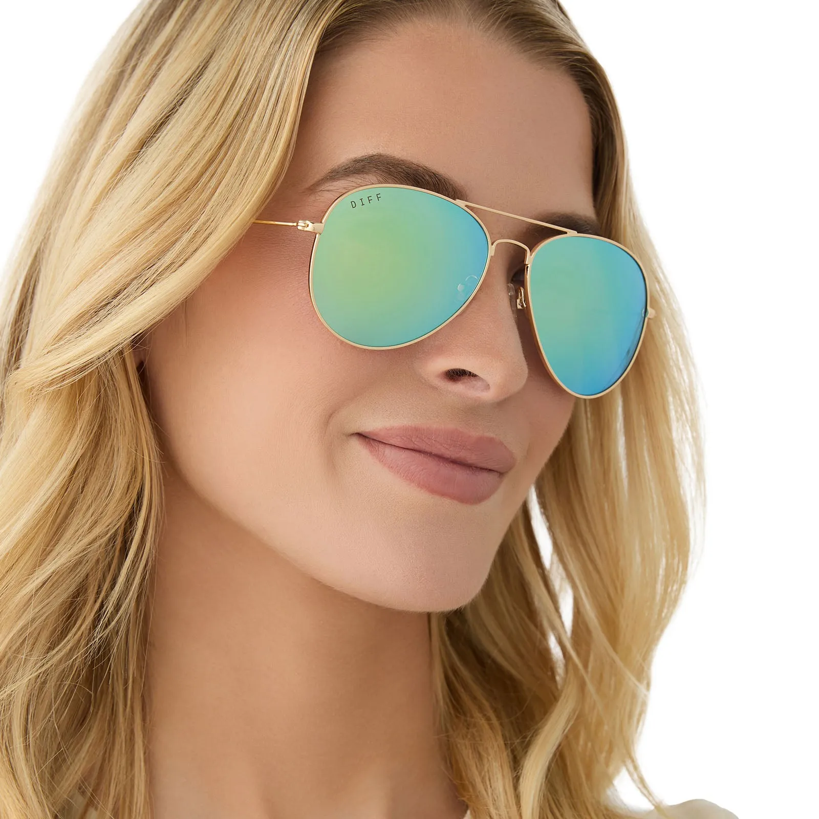 CRUZ - GOLD   AQUATIC AWE MIRROR SUNGLASSES
