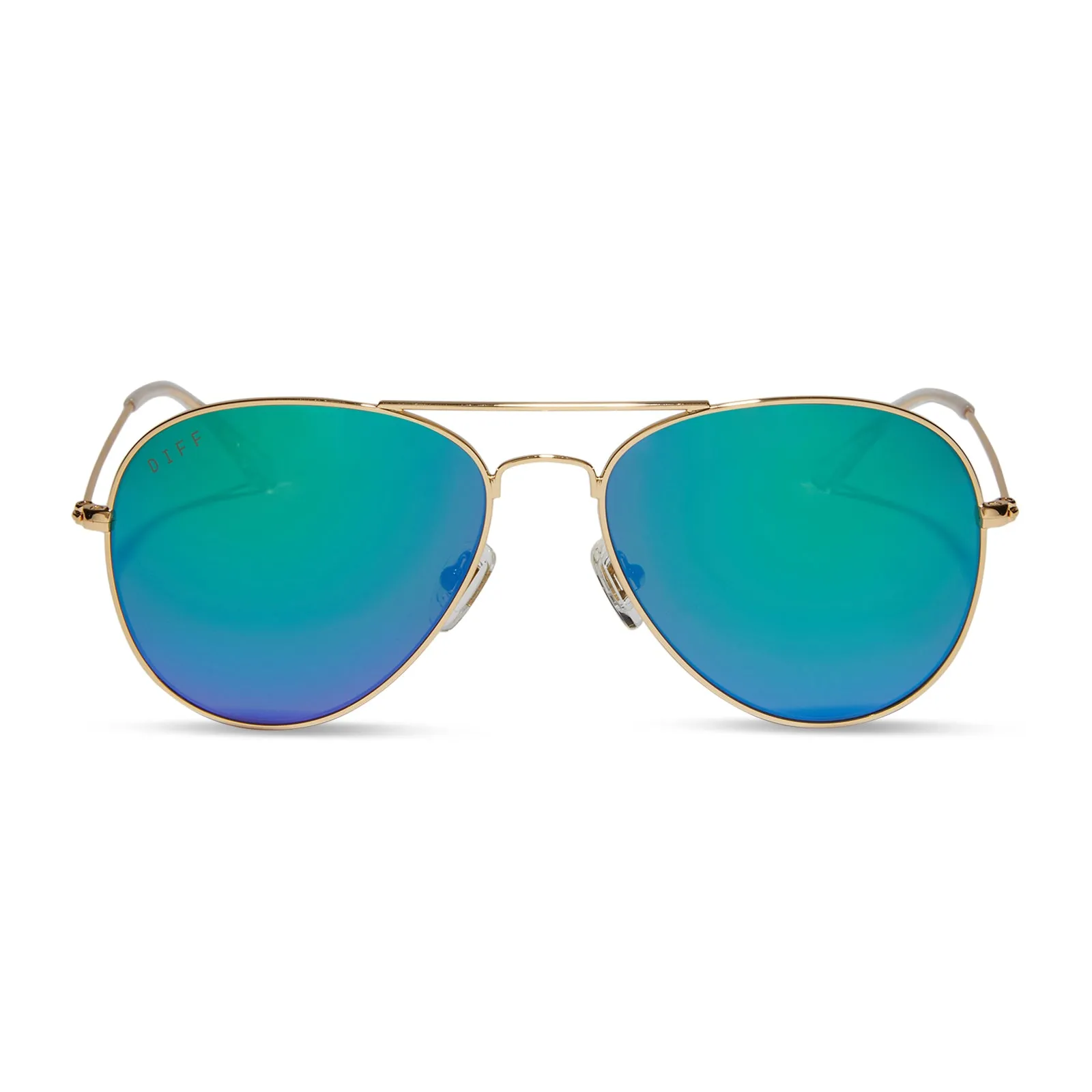 CRUZ - GOLD   BLUE MIRROR SUNGLASSES