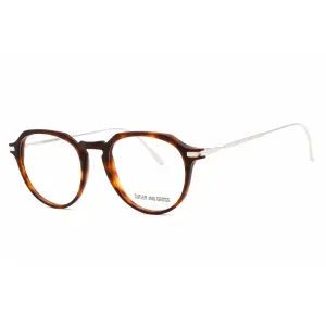 Cutler And Gross Unisex Eyeglasses - Dark Tortoiseshell/Brown Frame | CG1302V2 001