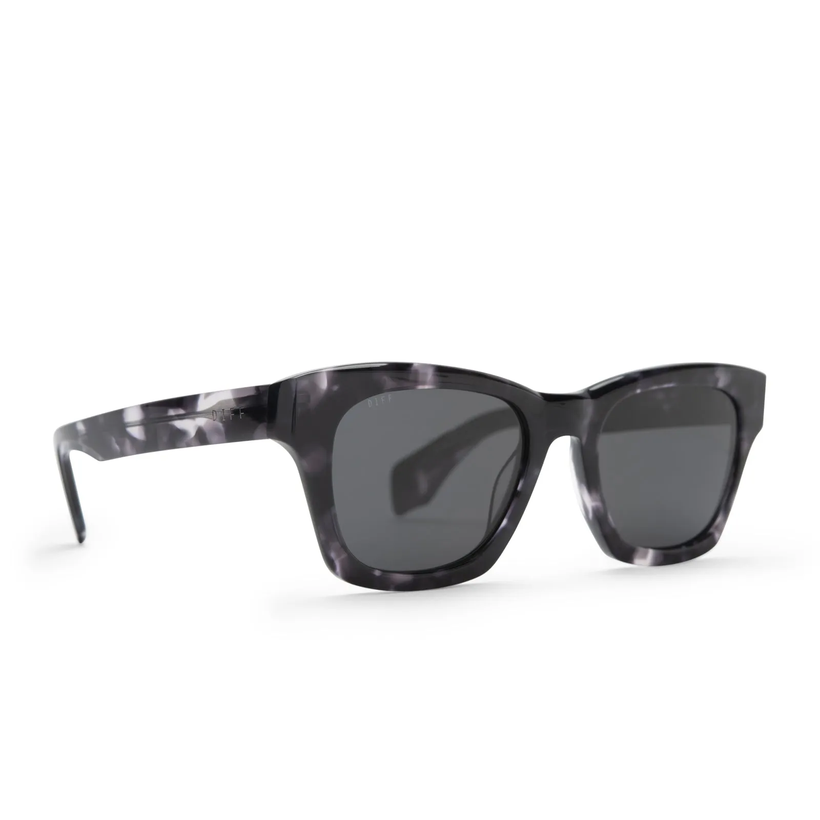 DEAN - BLACK MARBLE   GREY POLARIZED SUNGLASSES