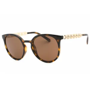 Dolce & Gabbana Women's Sunglasses - Dark Tortoise Round Shape Frame | 0DG6189U 502/73