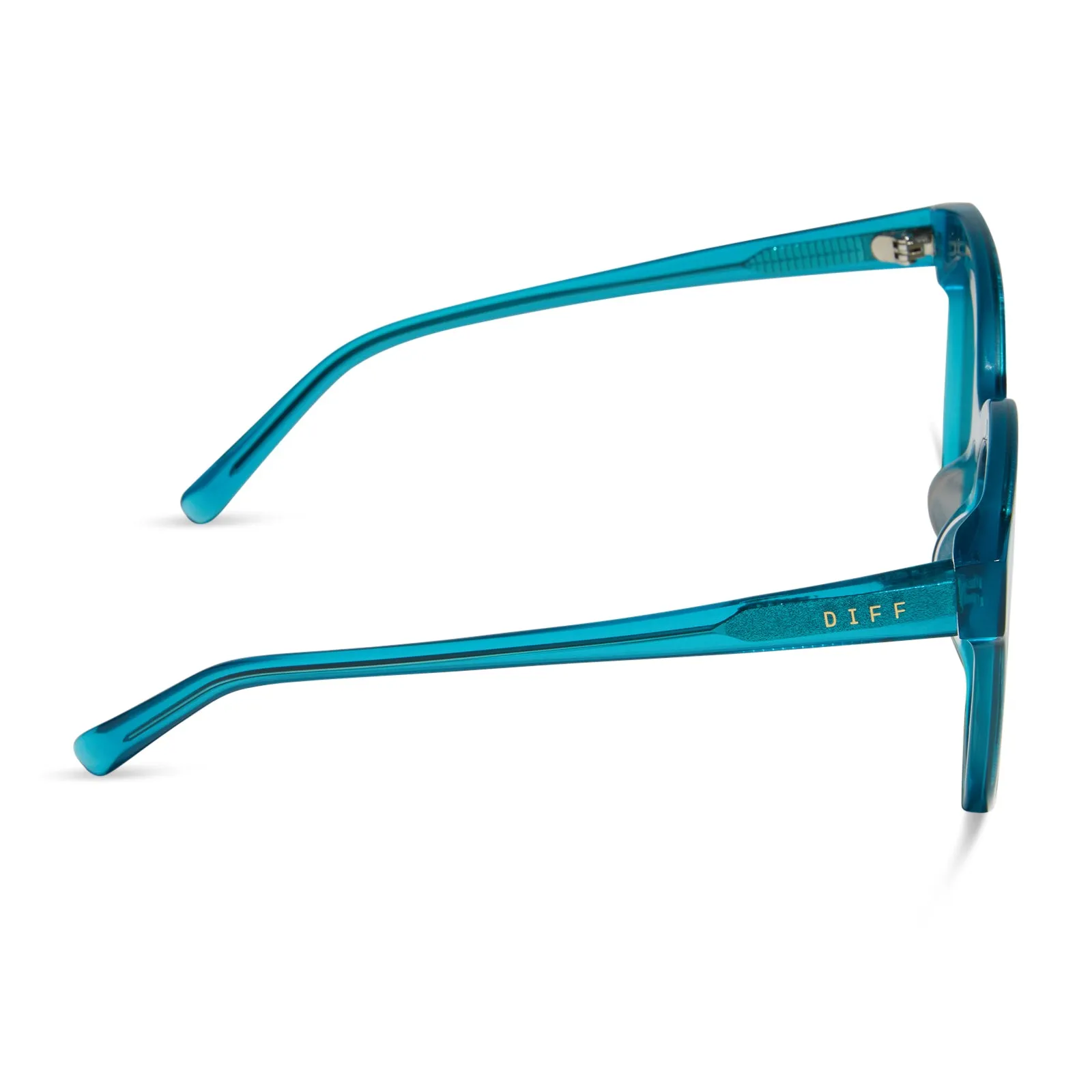 GIA - TURQUOISE ICE CRYSTAL   TURQUOISE ICE MIRROR SUNGLASSES