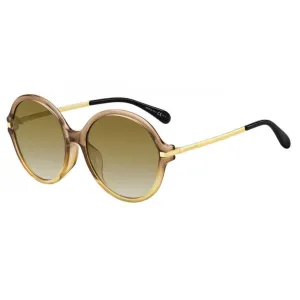 Givenchy Women's Sunglasses - Brown Metal Round Frame | GIVENCHY GV7135/F/S GLN/HA