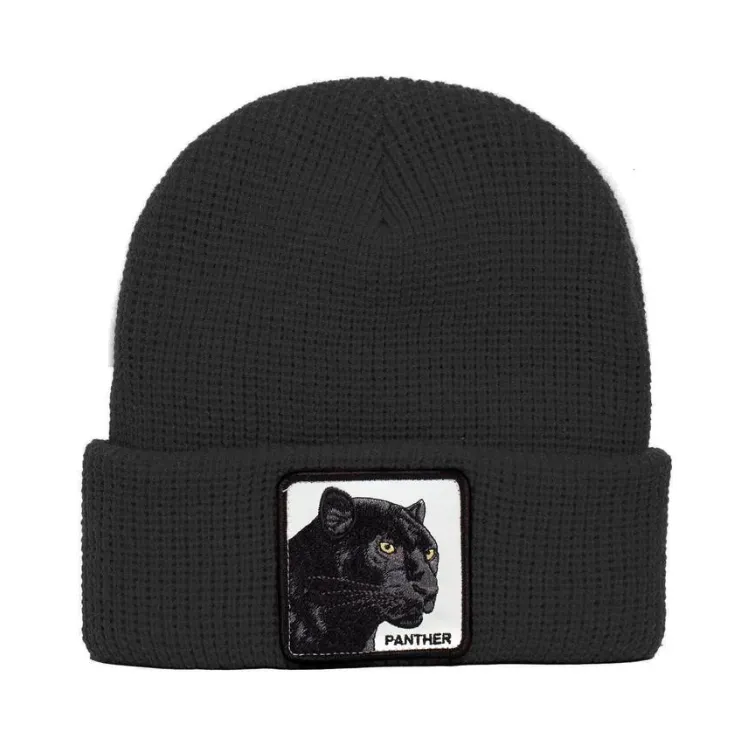 Goorin Brothers Panther Vision Waffle Beanie - Black