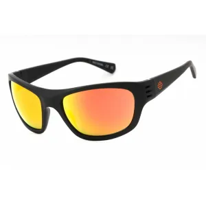 Harley Davidson Men's Sunglasses - Matte Black Plastic Full Rim Frame | HD0982X 02D