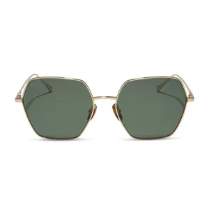 HARLOWE - GOLD   G15   POLARIZED SUNGLASSES