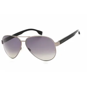 Hugo Boss Men's Sunglasses - Matte Ruthenium Metal Aviator Frame | BOSS 1241/S 0R80 00