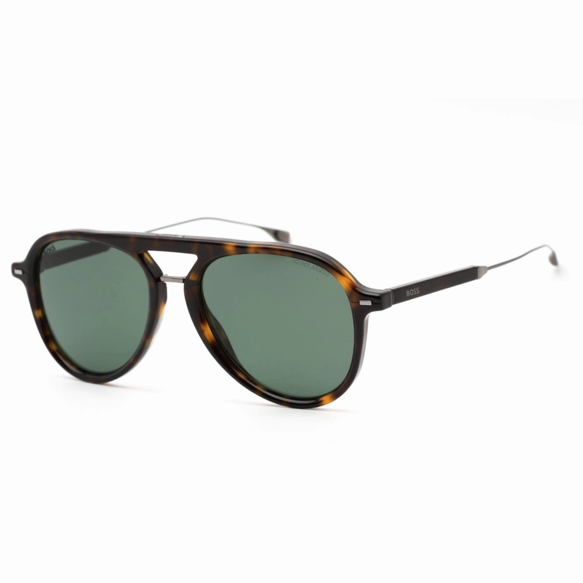 Hugo Boss Men's Sunglasses - Havana Metal Full Rim Frame | BOSS 1356/S 0086 YP
