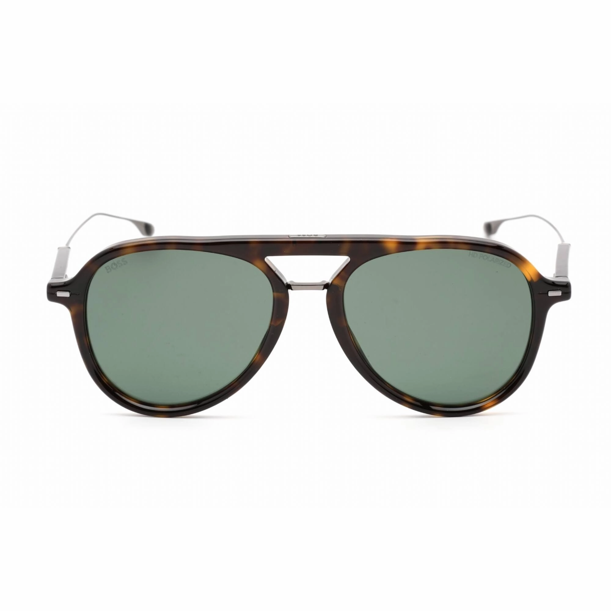 Hugo Boss Men's Sunglasses - Havana Metal Full Rim Frame | BOSS 1356/S 0086 YP