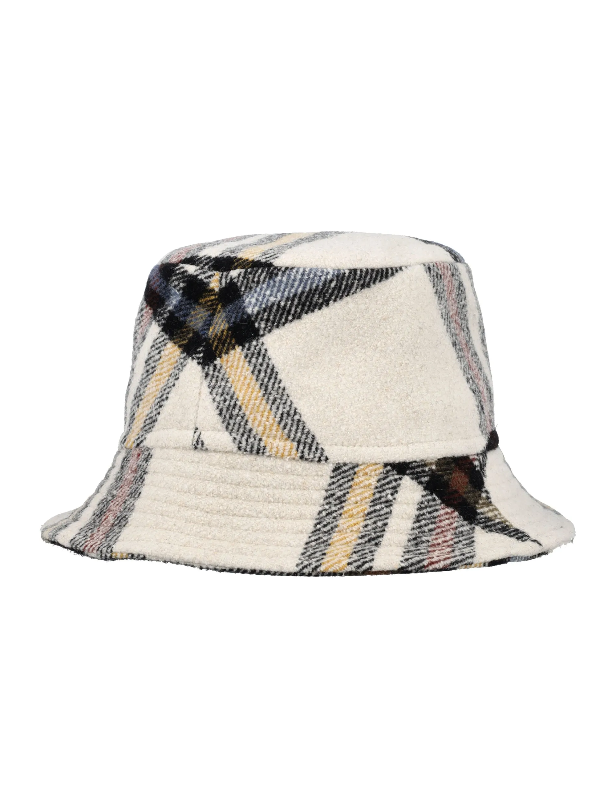 Isabel Marant Haley Check Pattern Bucket Hat