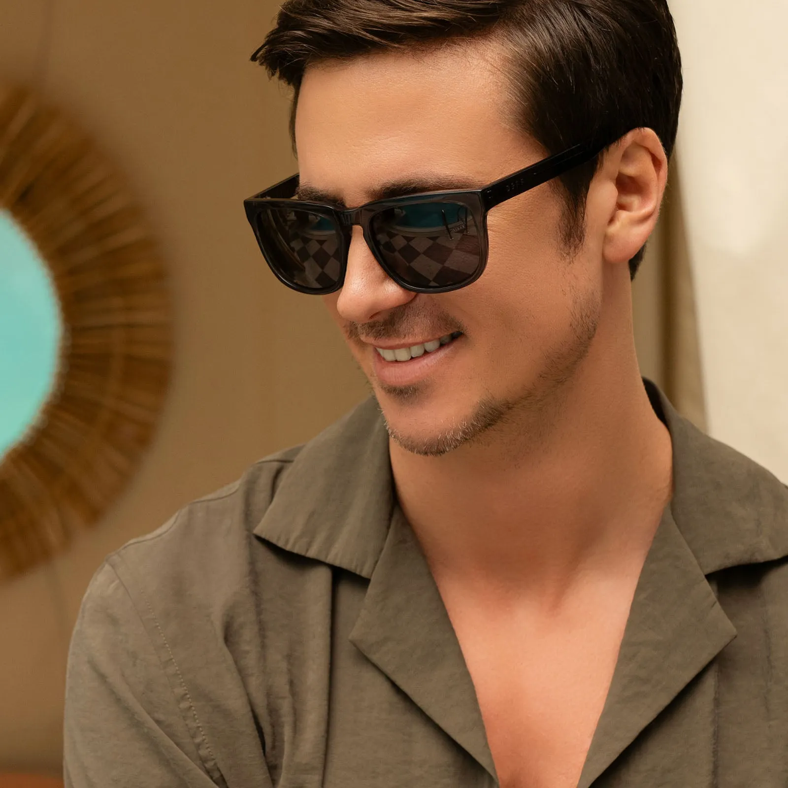 JAKE - BLACK   GREY POLARIZED SUNGLASSES