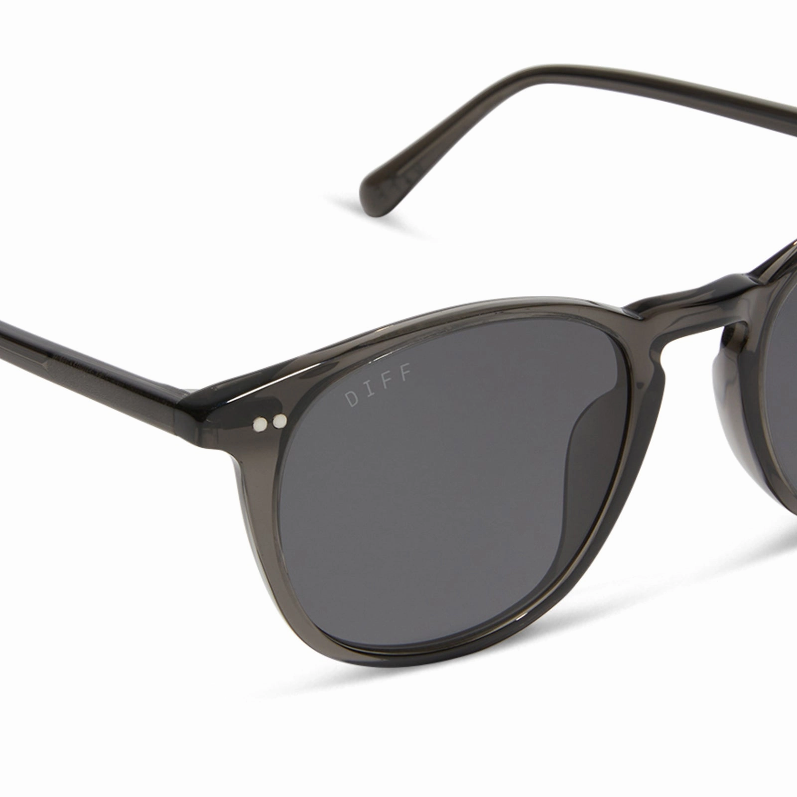 JAXSON XL - BLACK SMOKE CRYSTAL   GREY   POLARIZED SUNGLASSES