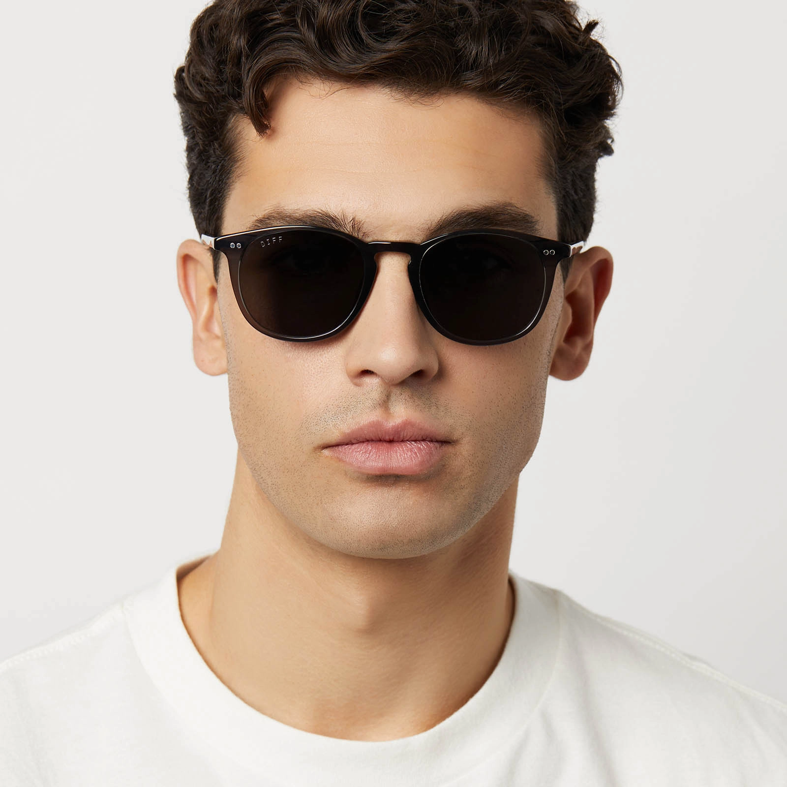 JAXSON XL - BLACK SMOKE CRYSTAL   GREY   POLARIZED SUNGLASSES