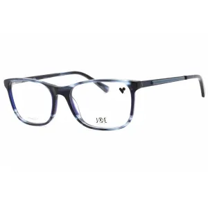 Joe optical Men's Eyeglasses - Midnight Horn Zylonite Rectangular Frame | JOE4081 414