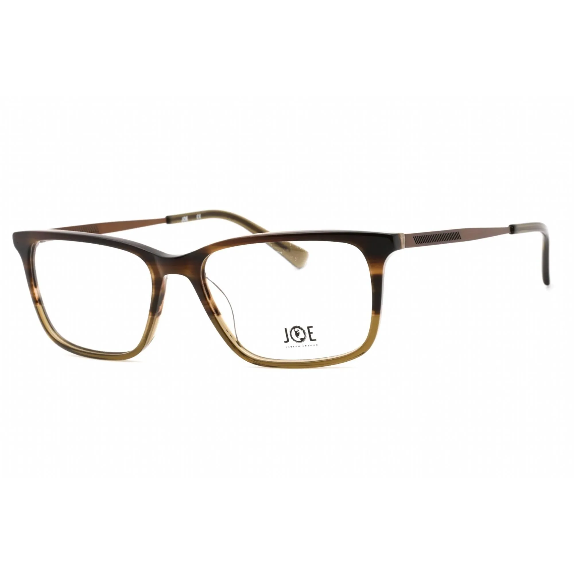 Joe optical Men's Eyeglasses - Olive Gradient Zylonite Rectangular Frame | JOE4079 318