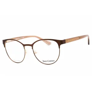 Juicy Couture Women's Eyeglasses - Matte Brown Metal Round Frame | JU 203/G 04IN 00