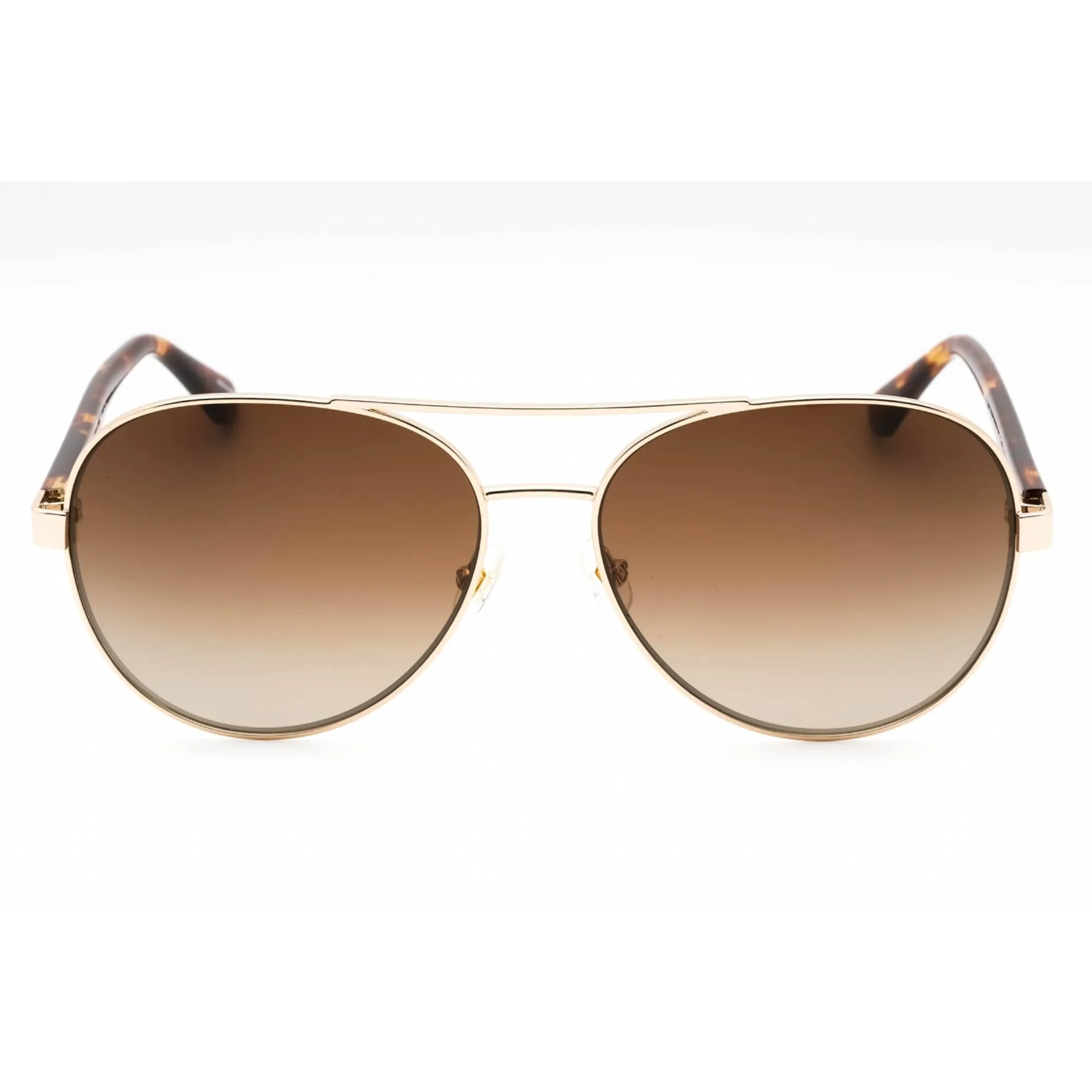 Kate Spade Women's Sunglasses - Gold Havana Metal Aviator Frame | AVERIE/S 006J LA