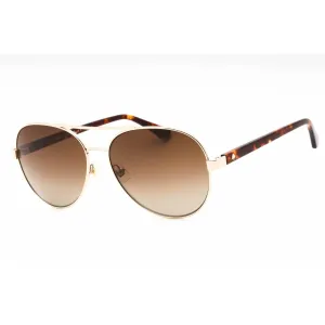 Kate Spade Women's Sunglasses - Gold Havana Metal Aviator Frame | AVERIE/S 006J LA