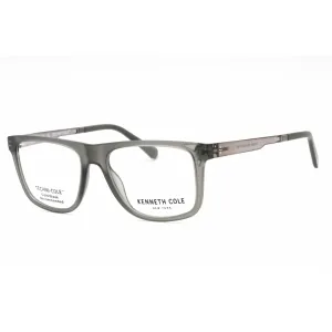Kenneth Cole New York Men's Eyeglasses - Grey/Other Plastic Square Frame | KC0353 020