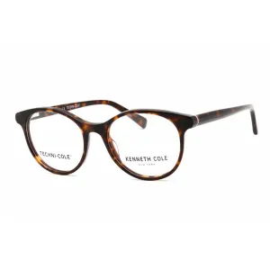 Kenneth Cole New York Women's Eyeglasses - Full Rim Dark Havana Round | KC0325 052