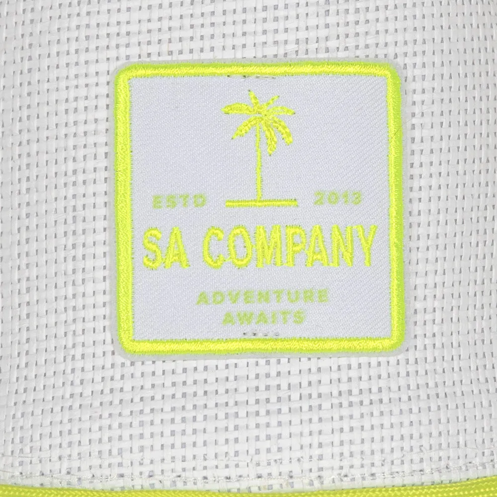 Keys Straw Hat | Sunny Palms | White