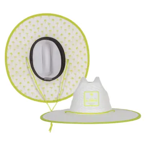Keys Straw Hat | Sunny Palms | White