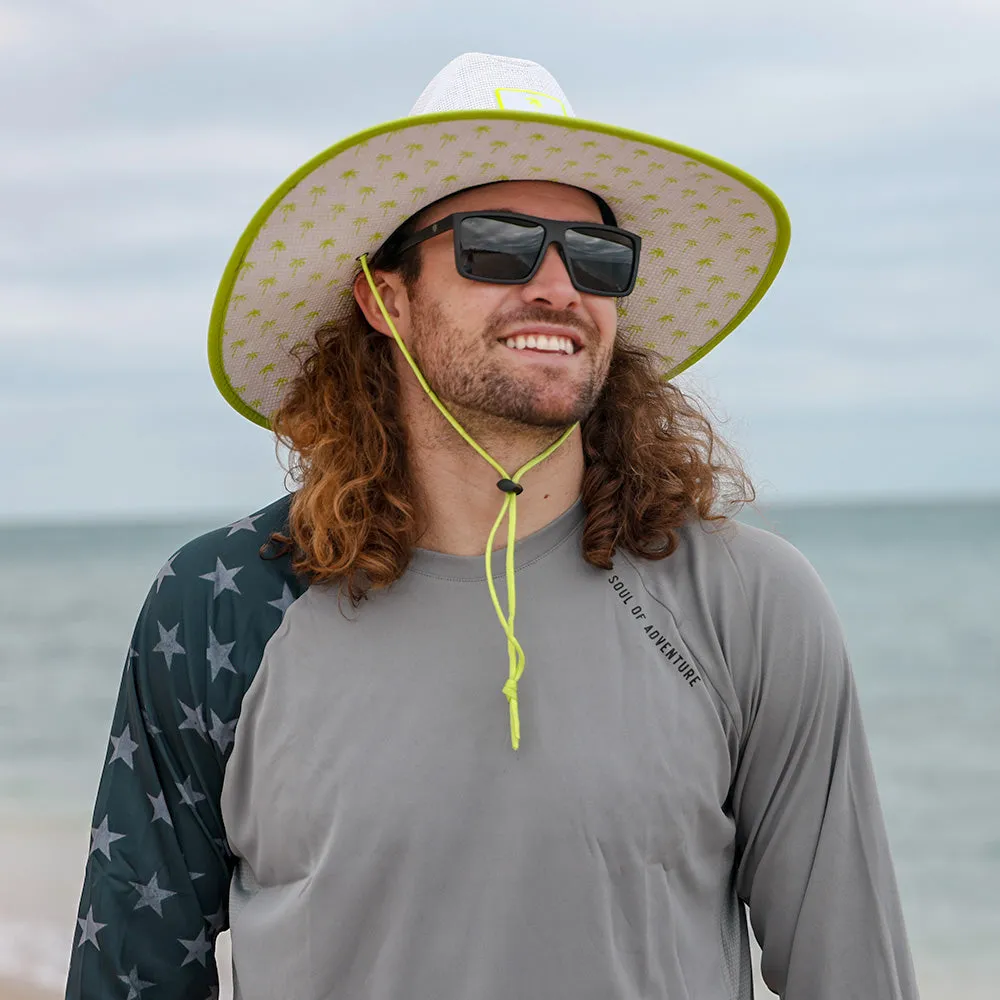 Keys Straw Hat | Sunny Palms | White