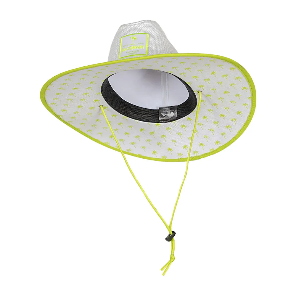 Keys Straw Hat | Sunny Palms | White