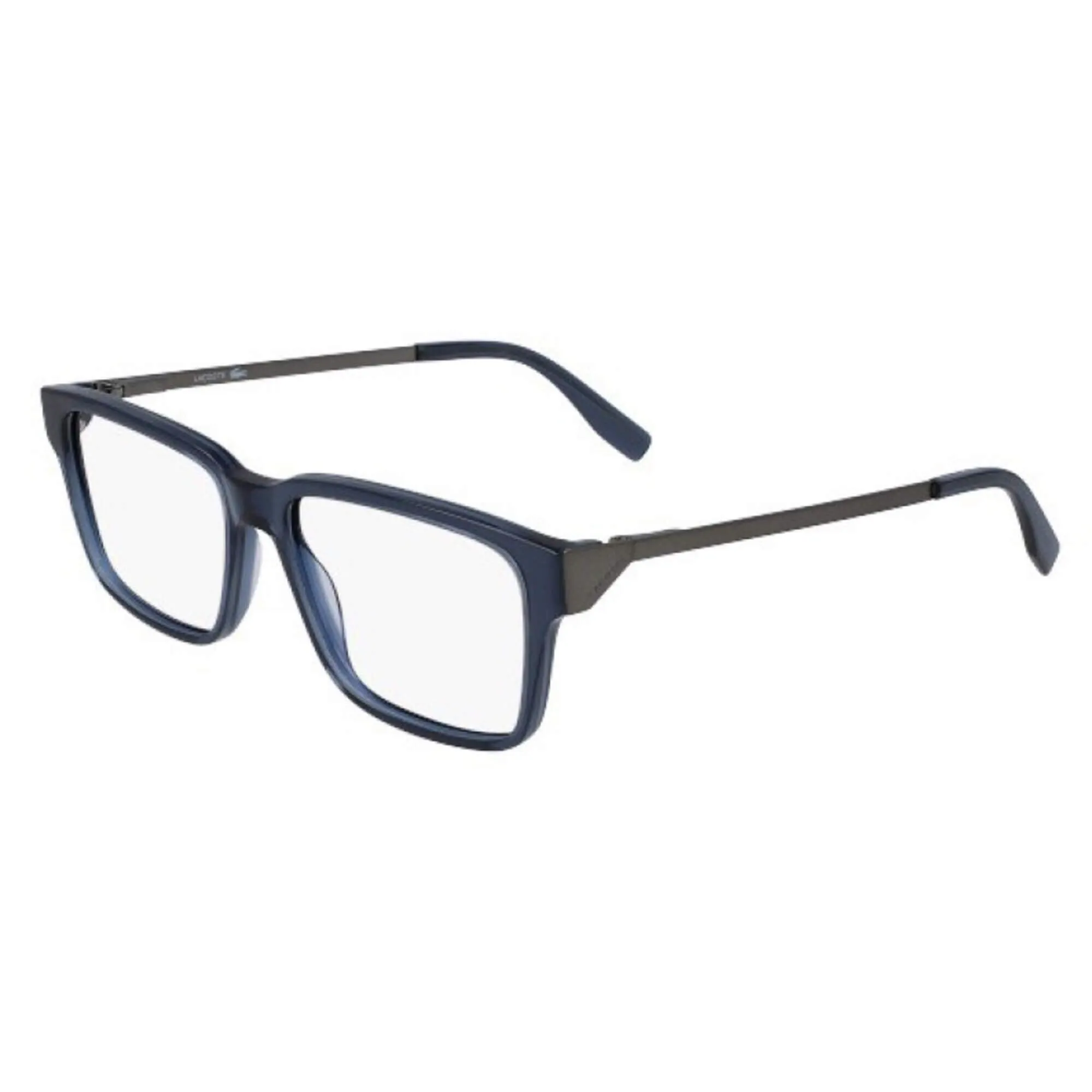 Lacoste Men's Eyeglasses - Blue Plastic Square Frame Demo Lens | LACOSTE L2867 424