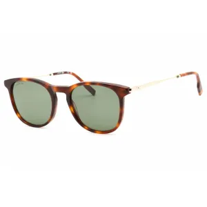 Lacoste Men's Sunglasses - Havana Round Shape Plastic Frame Green Lens | L994S 214