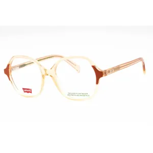 Levi's Women's Eyeglasses - Brick Plastic Full Rim Round Shape Frame | LV 1056 02LF 00