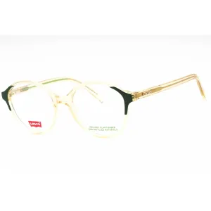 Levi's Women's Eyeglasses - Green Plastic Full Rim Round Shape Frame | LV 1054 01ED 00