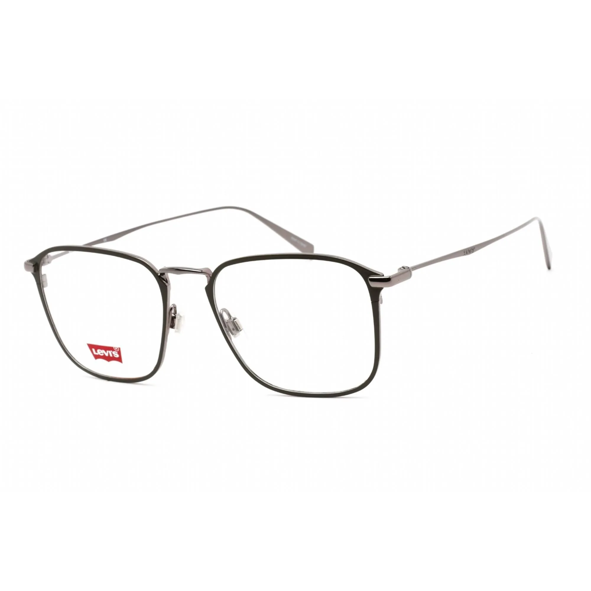 Levi's Women's Eyeglasses - Matte Khaki Metal Square Shape Frame | LV 5000 02QU 00