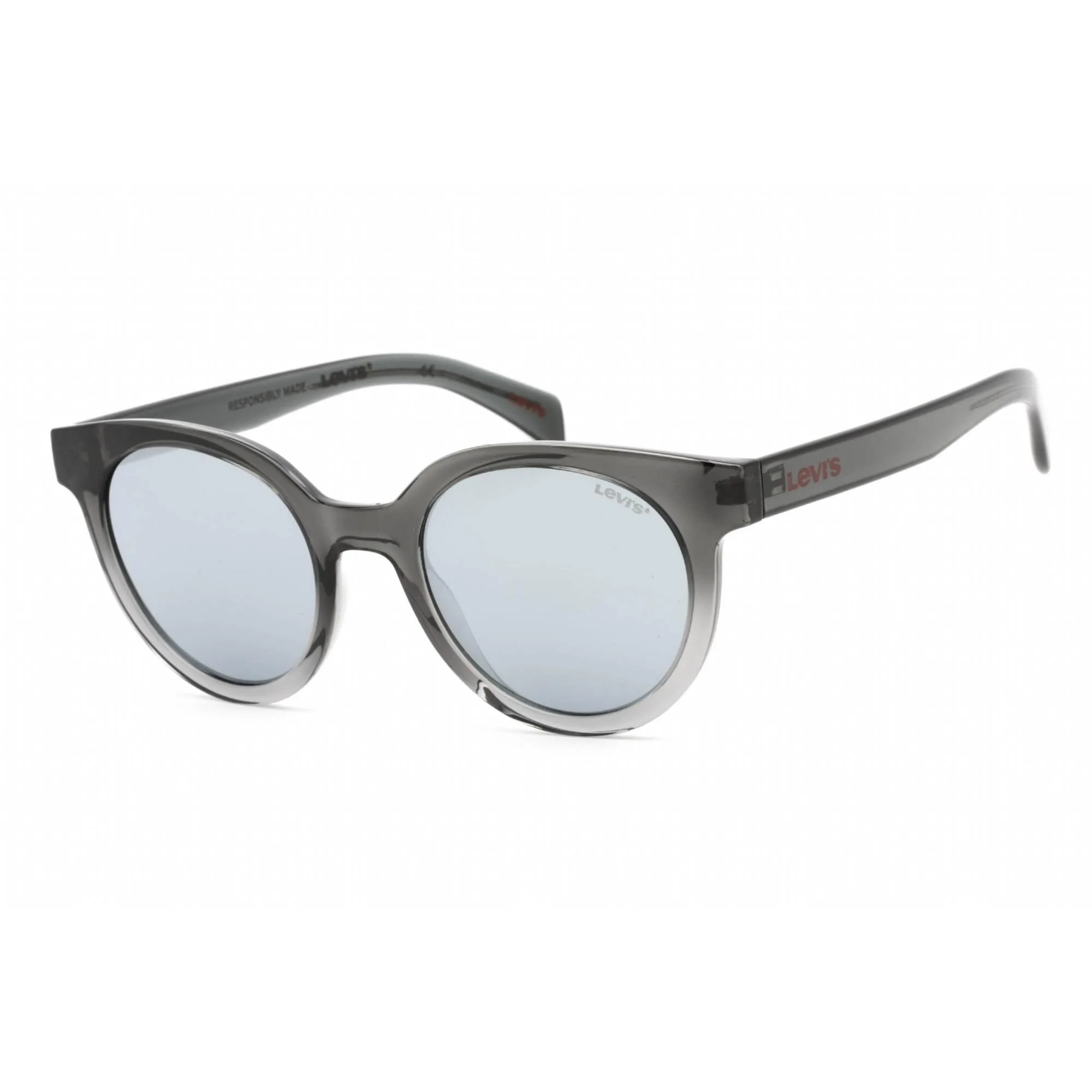 Levis Women's Sunglasses - Full Rim Grey Plastic Round Shaped | LV 1009/S 0KB7 DC