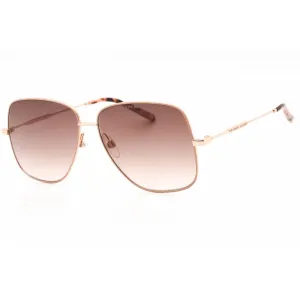 Marc Jacobs Women's Sunglasses Gold Nude Metal Rectangular Frame | MARC 619/S 0BKU HA