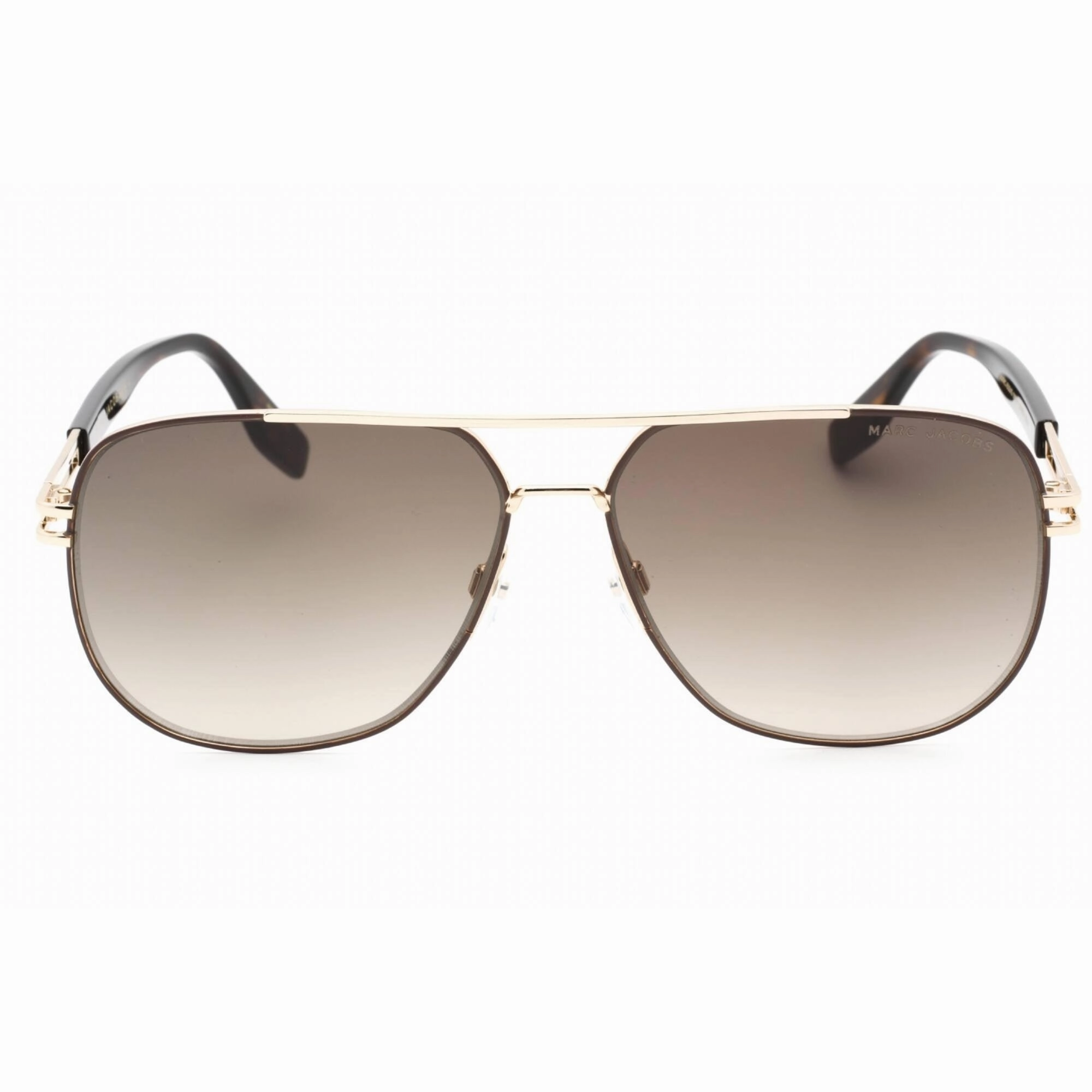 Marc Jacobs Men's Sunglasses Gold Brown Full Rim Aviator Frame | MARC 633/S 001Q HA