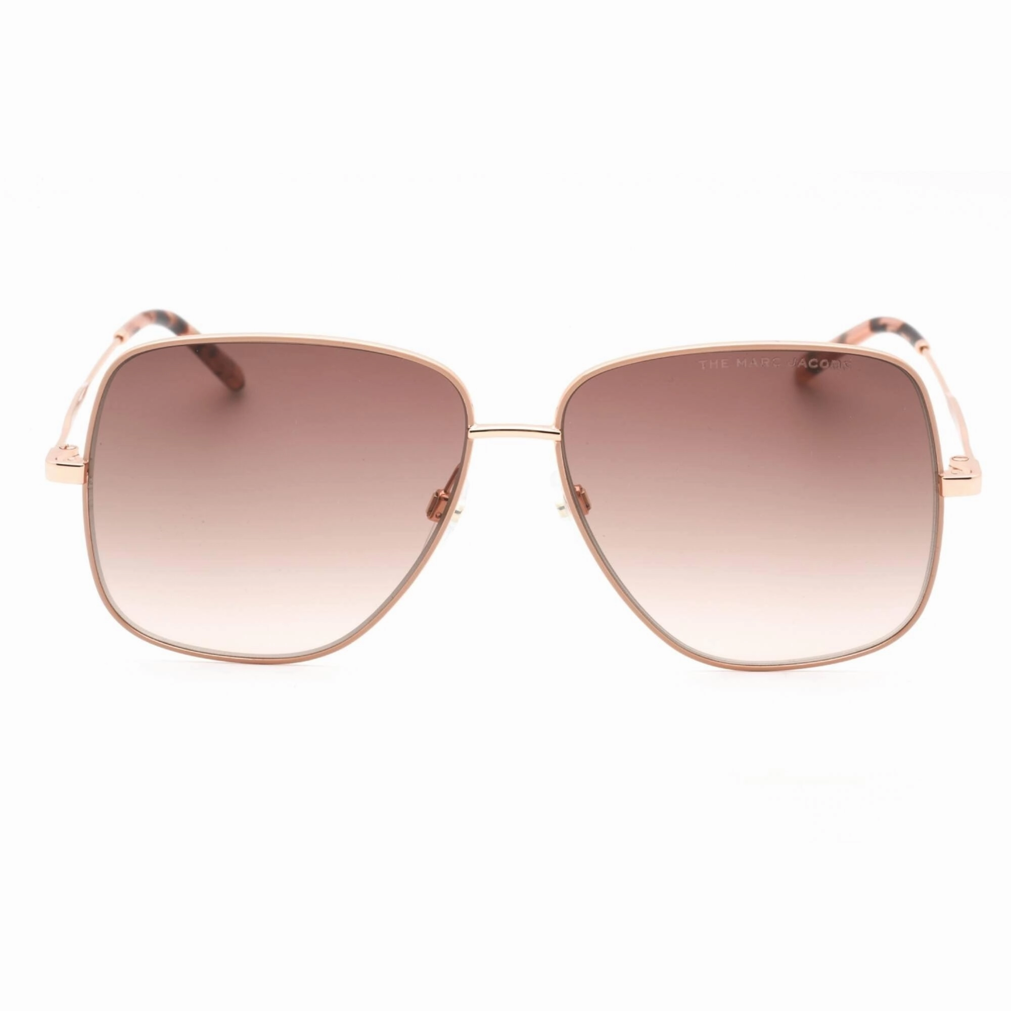 Marc Jacobs Women's Sunglasses Gold Nude Metal Rectangular Frame | MARC 619/S 0BKU HA