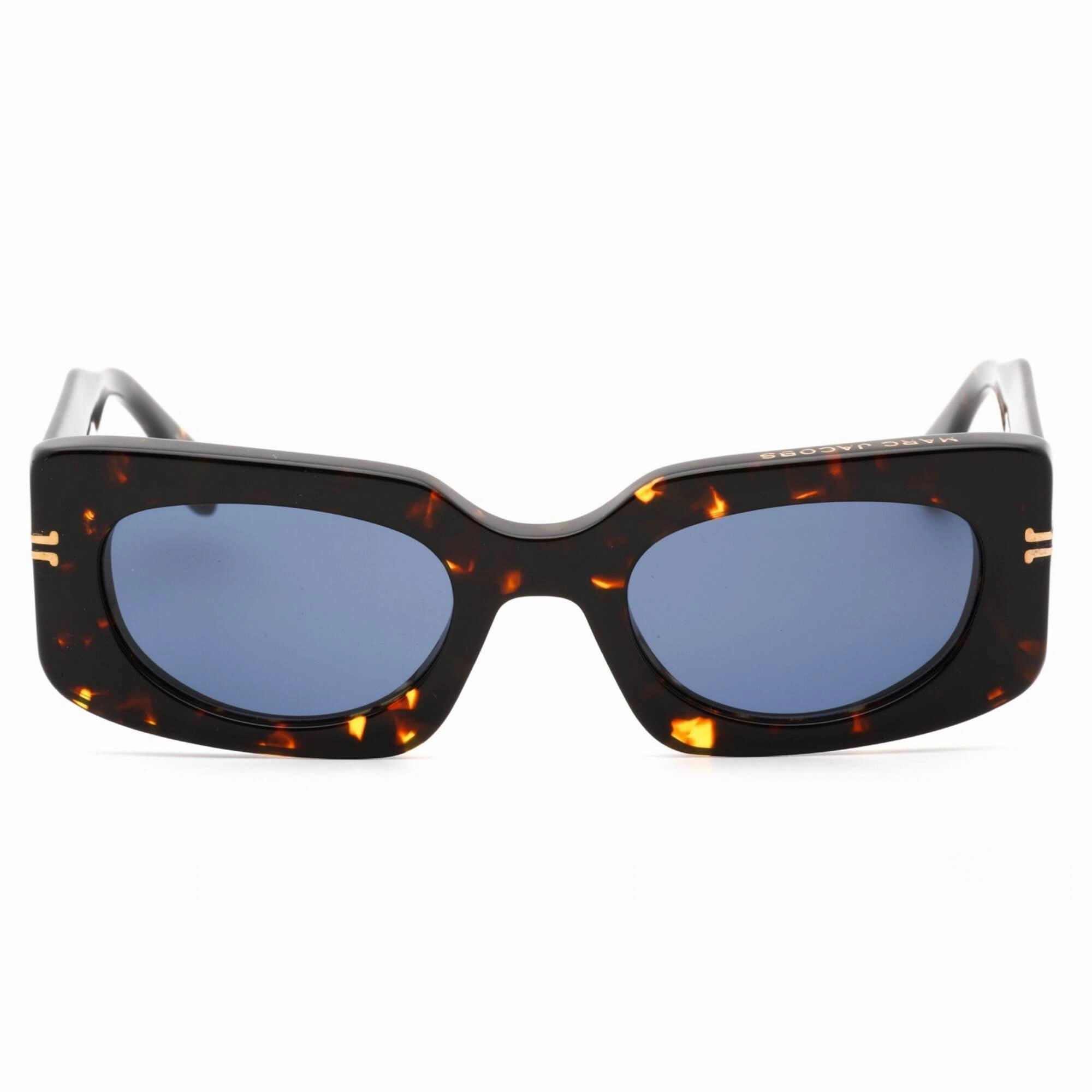 Marc Jacobs Women's Sunglasses Havana Full Rim Rectangular Frame | MJ 1075/S 0086 KU