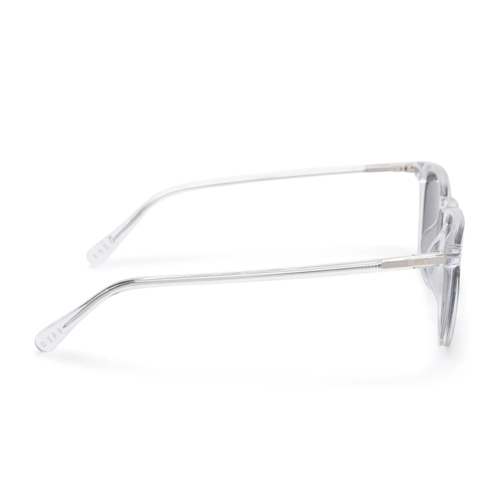 MAXWELL - CLEAR CRYSTAL   GREY MIRROR   POLARIZED SUNGLASSES