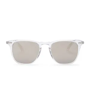 MAXWELL - CLEAR CRYSTAL   GREY MIRROR   POLARIZED SUNGLASSES
