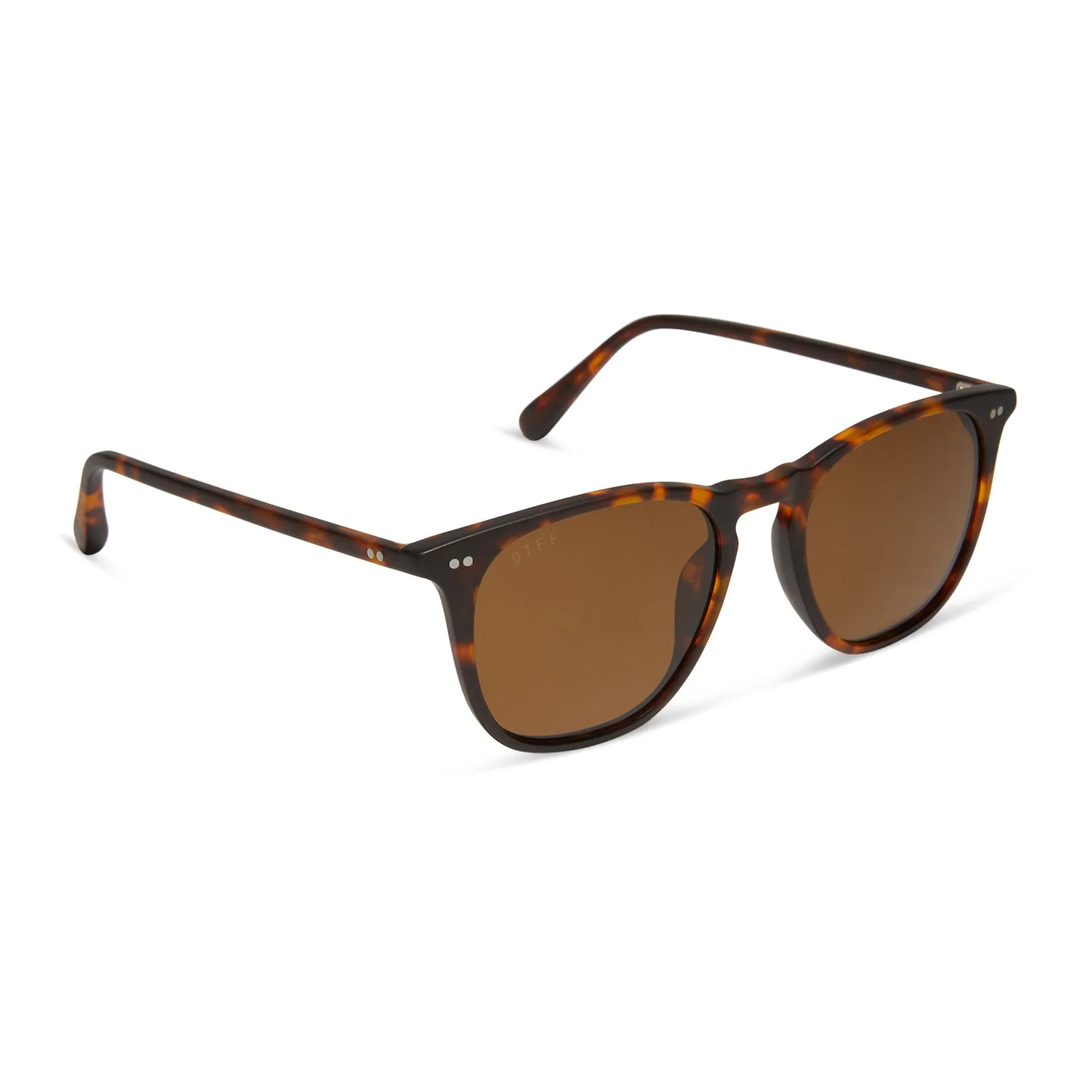 MAXWELL XL - MATTE RICH TORTOISE   BROWN   POLARIZED SUNGLASSES