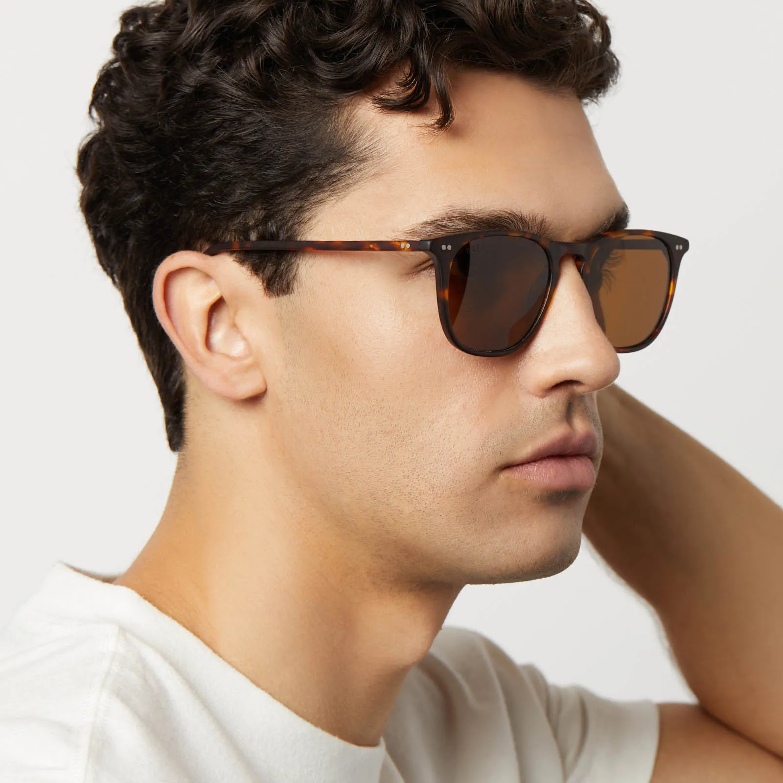 MAXWELL XL - MATTE RICH TORTOISE   BROWN   POLARIZED SUNGLASSES
